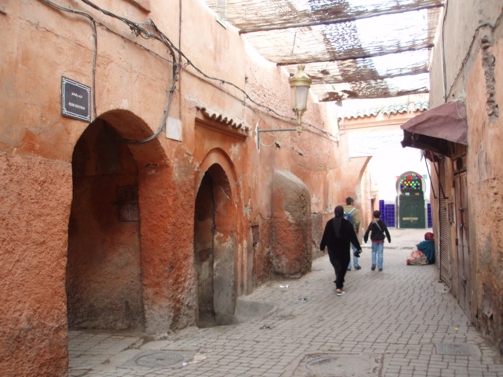 Dans la médina de Marrakech
