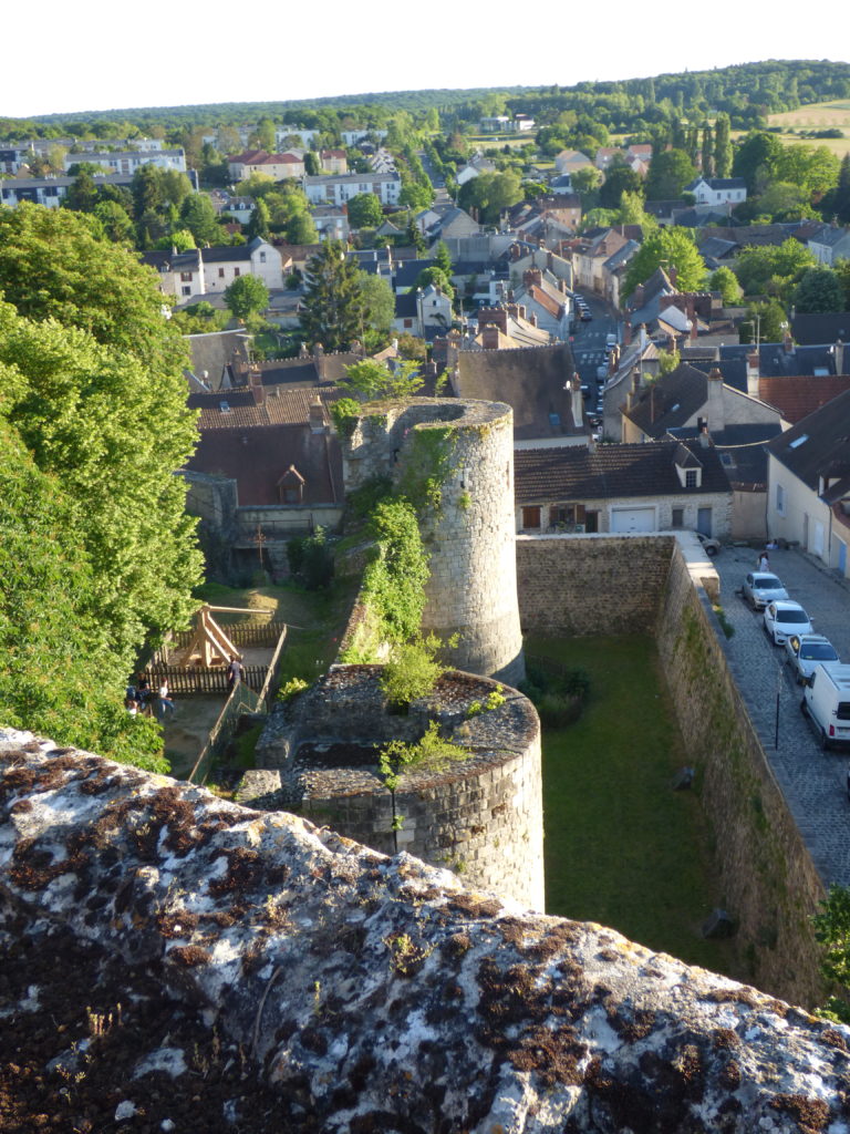 vue époustouflante depuis le donjon du château de Dourdan